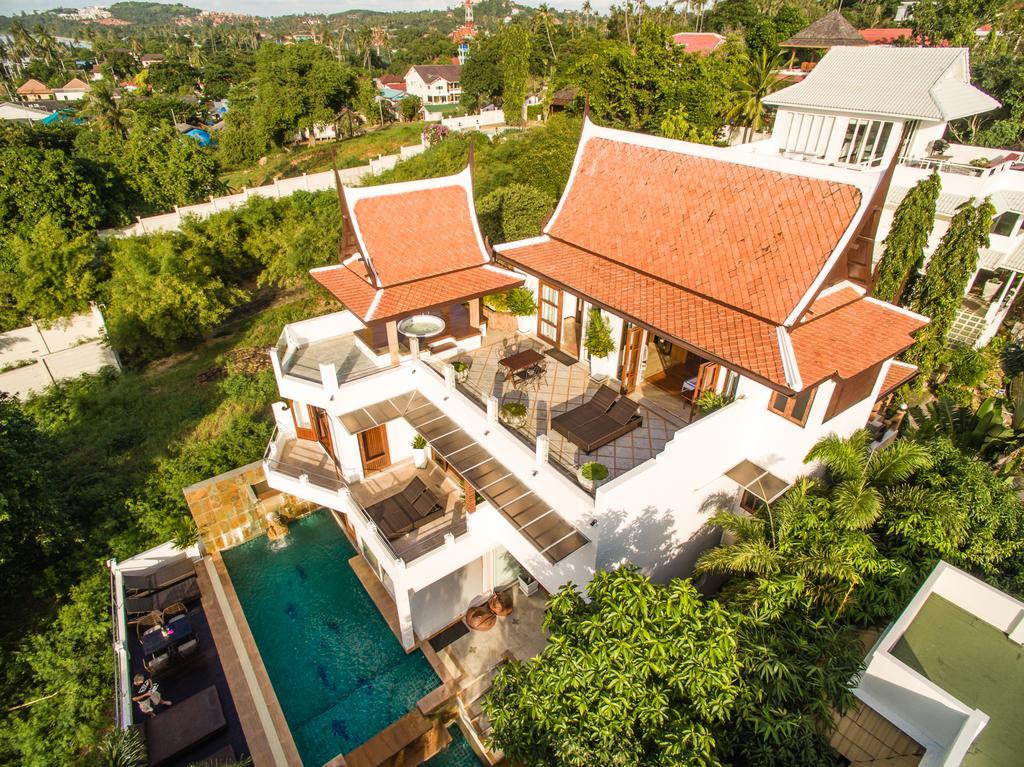 Thai Heritage Villa Melitta Bangrak Bohput, Beach, Pool, Seaviews, 6-Suite, Full Villa, Luxury, Aaa Location Koh Samui Exterior photo